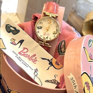 1994 Barbie Fossil Watch& Scarf 35th Anniversary New in Box Limited Edition